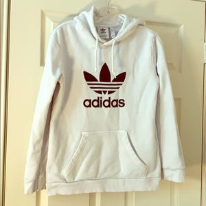 White Adidas Size Small Hoodie